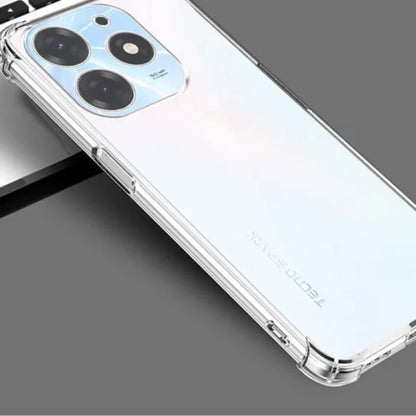 Case for Infinix Hot 40i, Techsuit, Shockproof Clear, Transparent