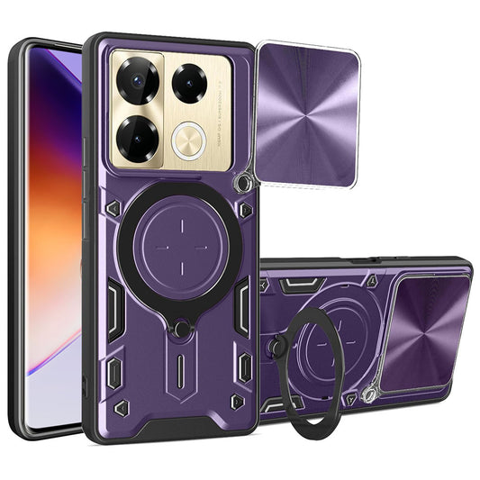 Ovitek za Infinix Note 40 Pro+, Techsuit, CamGuard Pro, vijoličen
