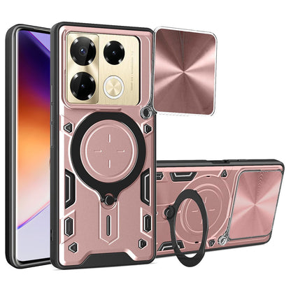 Ovitek za Infinix Note 40 Pro+, Techsuit, CamGuard Pro, rožnato zlata