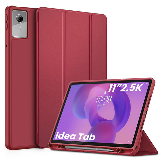 Ovitek za Lenovo Idea Tab 11, Techsuit, FoldPro, Rdeča
