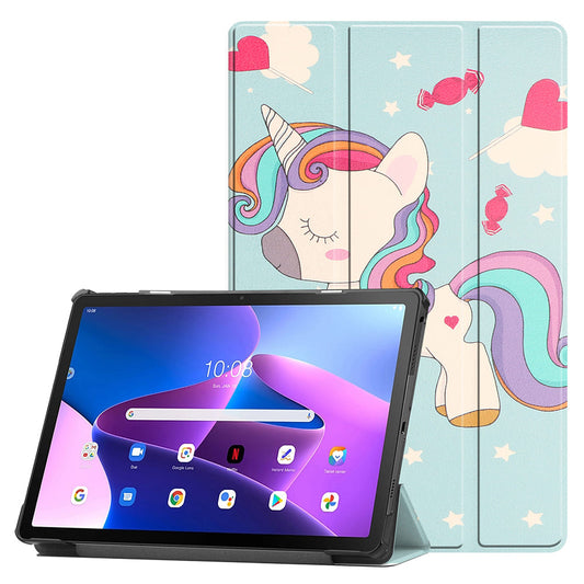 Ovitek za Lenovo Idea Tab 11, Techsuit, FoldPro Unicorn, večbarven