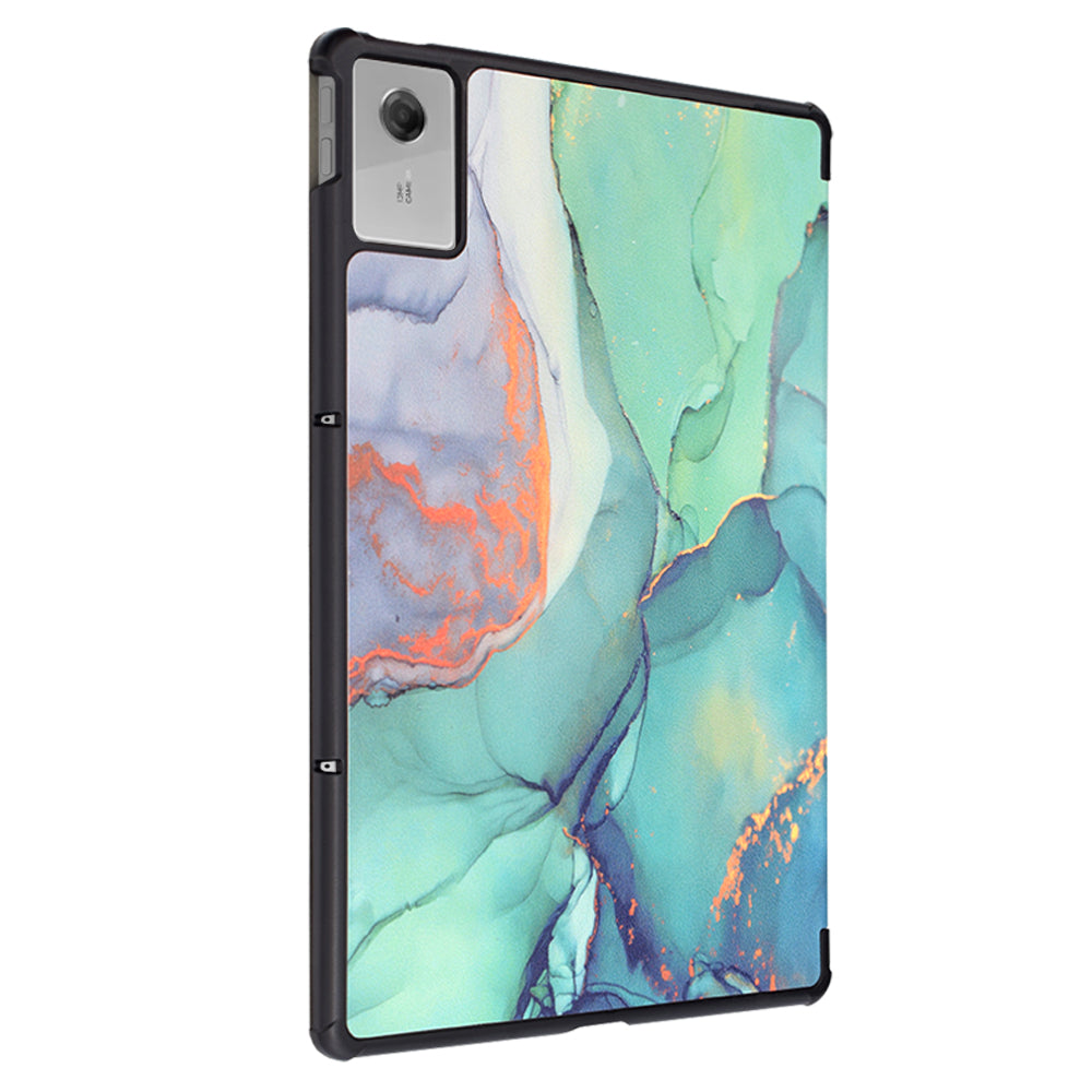 Ovitek za Lenovo Idea Tab Plus, Techsuit, FoldPro Green Time, Večbarvno
