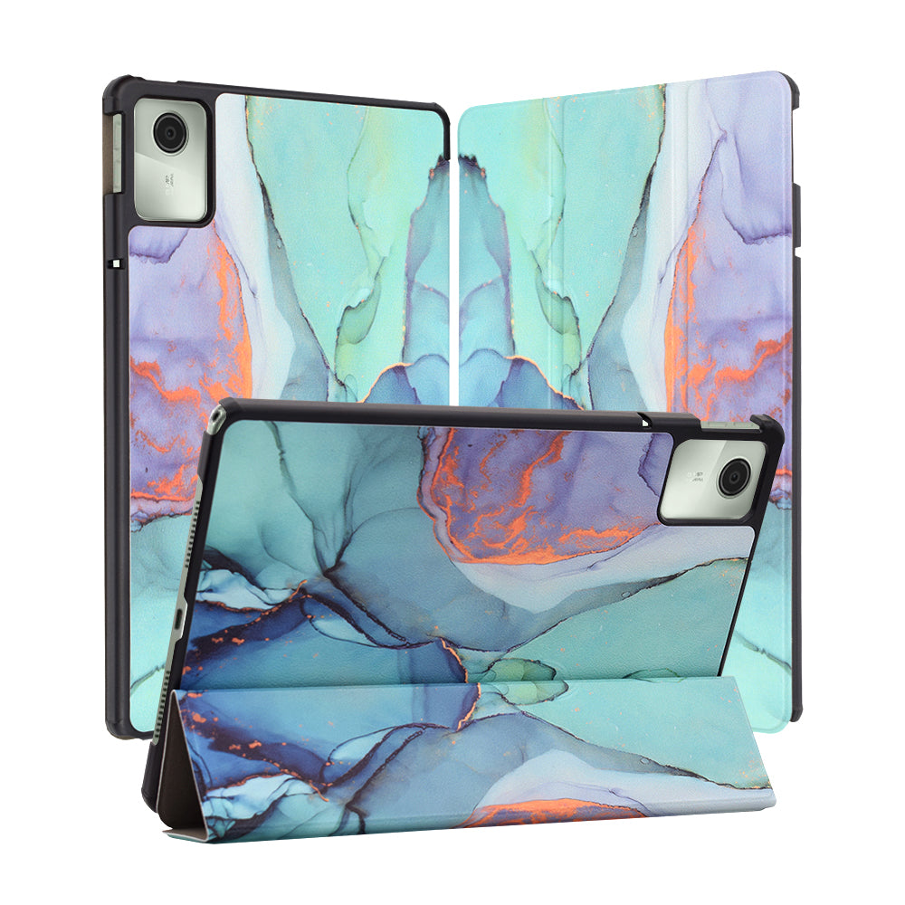 Ovitek za Lenovo Tab M11, Techsuit, FoldPro Green Time, večbarven