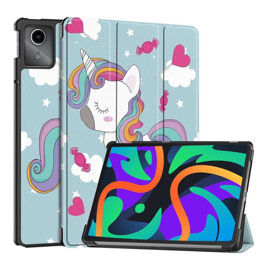 Ovitek za Lenovo Tab M11, Techsuit, FoldPro Unicorn, večbarven