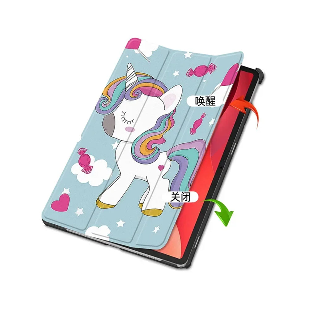 Ovitek za Lenovo Tab M11, Techsuit, FoldPro Unicorn, večbarven