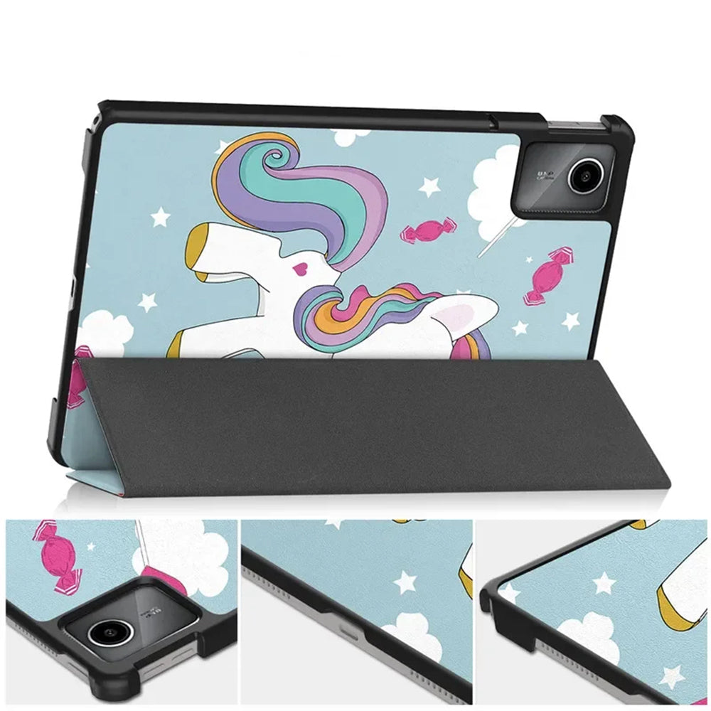 Ovitek za Lenovo Tab M11, Techsuit, FoldPro Unicorn, večbarven