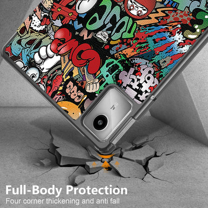 Ovitek za Lenovo Tab M11, Techsuit, FoldPro Urban Vibe, večbarven