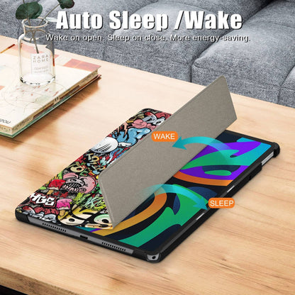 Ovitek za Lenovo Tab M11, Techsuit, FoldPro Urban Vibe, večbarven