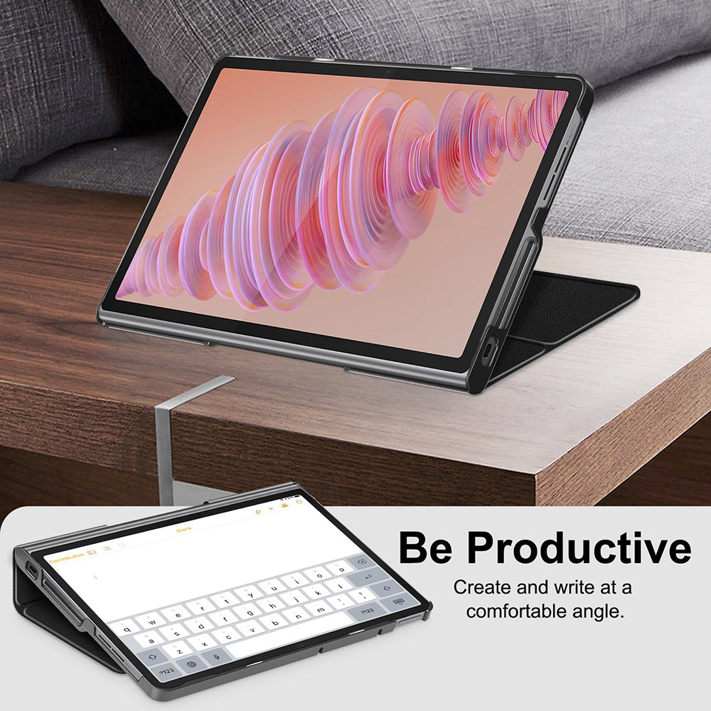 Ovitek za Lenovo Tab Plus 11,5-palčni, Techsuit, FoldPro, črn