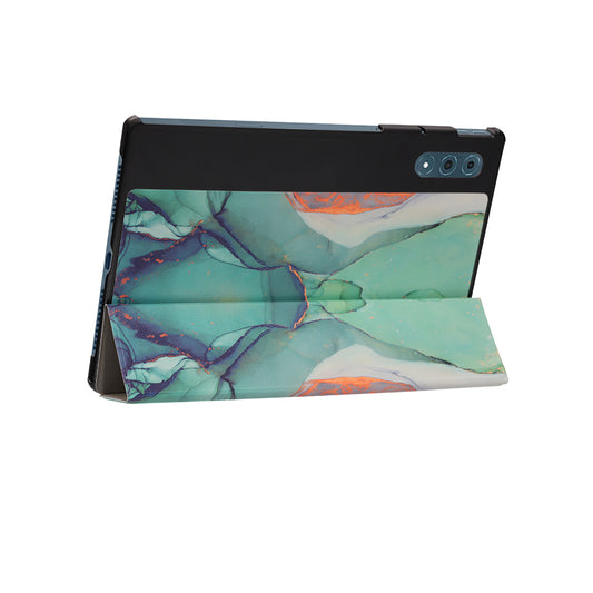 Ovitek za Lenovo Yoga Tab Plus, Techsuit, FoldPro Green Time, večbarven