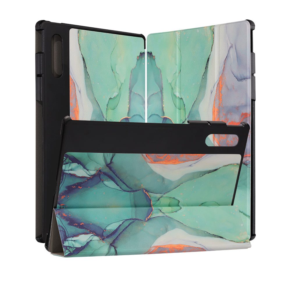 Ovitek za Lenovo Yoga Tab Plus, Techsuit, FoldPro Green Time, večbarven