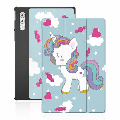 Ovitek za Lenovo Yoga Tab Plus, Techsuit, FoldPro Unicorn, večbarven