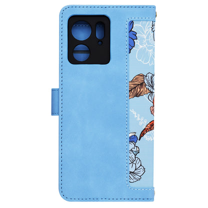 Ovitek za Motorola Edge (2023) / Edge 40, Techsuit, FlipCraft, Bleu