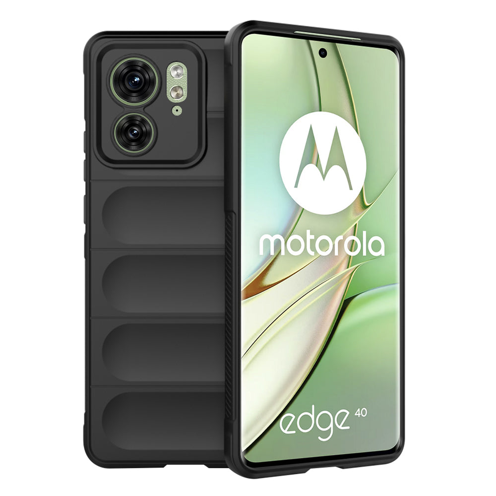 Ovitek za Motorola Edge (2023) / Edge 40, Techsuit, Magic Shield, Črn