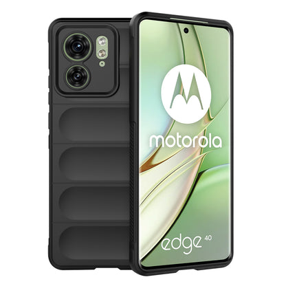 Ovitek za Motorola Edge (2023) / Edge 40, Techsuit, Magic Shield, Črn