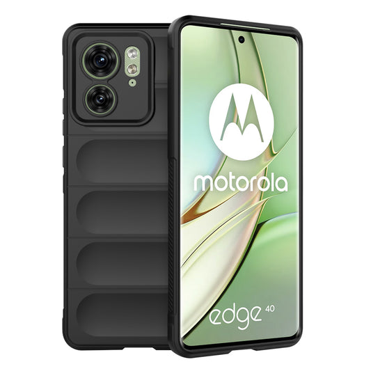 Ovitek za Motorola Edge (2023) / Edge 40, Techsuit, Magic Shield, Črn