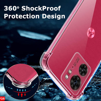 Ovitek za Motorola Edge (2023) / Edge 40, Techsuit, Prosojen, Odpornost proti udarcem