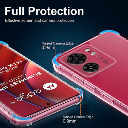 Ovitek za Motorola Edge (2023) / Edge 40, Techsuit, Prosojen, Odpornost proti udarcem