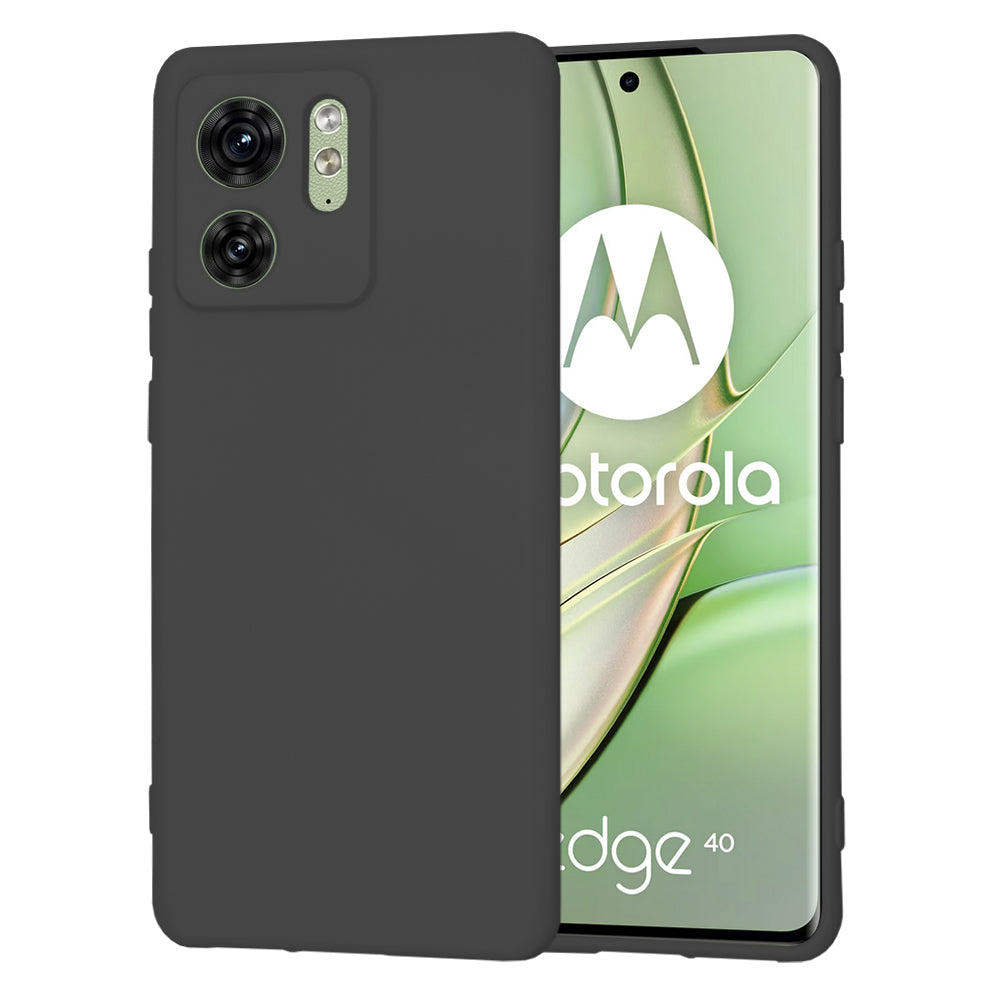 Ovitek za Motorola Edge (2023) / Edge 40, Techsuit, SoftFlex, Črn