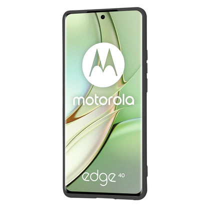 Ovitek za Motorola Edge (2023) / Edge 40, Techsuit, SoftFlex, Črn