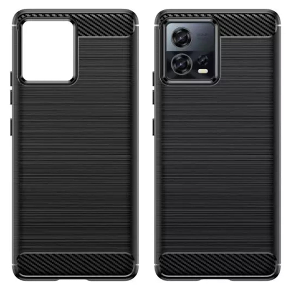 Ovitek za Motorola Edge 30 Fusion, Techsuit, Karbon, Črn