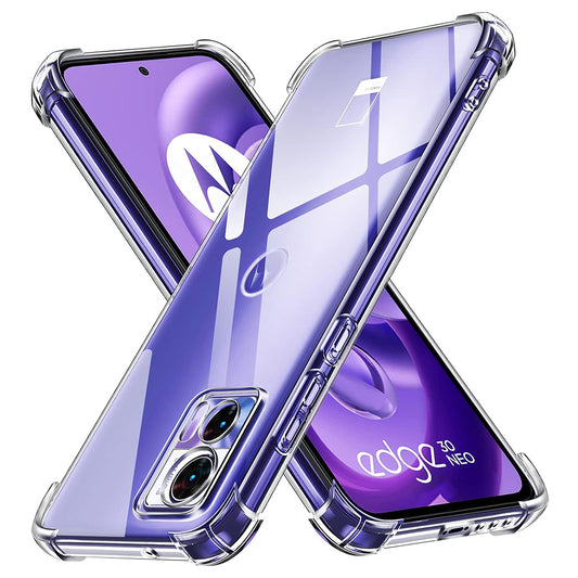 Ovitek za Motorola Edge 30 Neo, Techsuit, Proti udarcem Prozoren, Prosojen