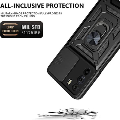 Ovitek za Motorola Edge 30, Techsuit, CamShield, Črn