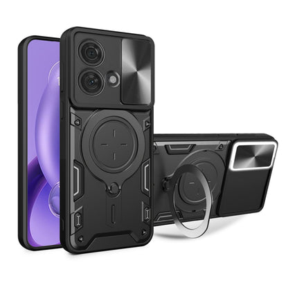 Ovitek za Motorola Edge 40 Neo, Techsuit, CamGuard Pro, Črn
