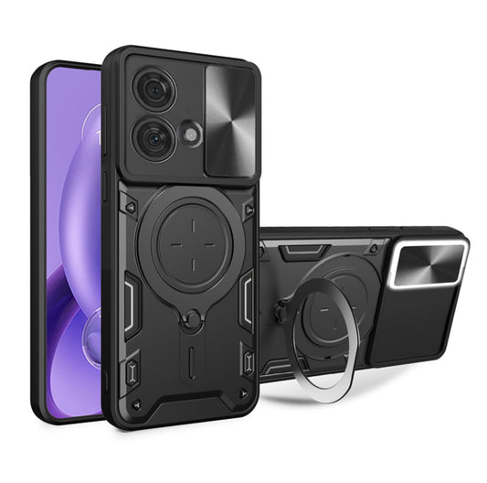 Ovitek za Motorola Edge 40 Neo, Techsuit, CamGuard Pro, Črn
