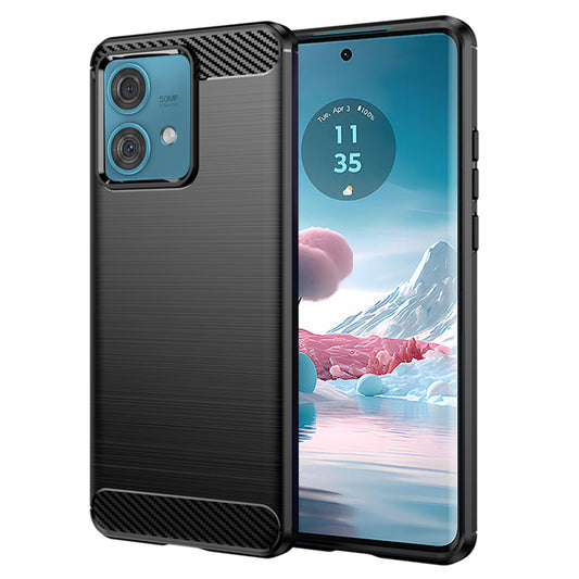 Ovitek za Motorola Edge 40 Neo, Techsuit, Karbon, Črn