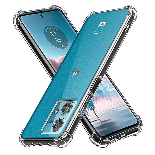 Ovitek za Motorola Edge 40 Neo, Techsuit, odporen na udarce, prozoren