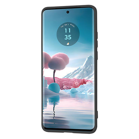Ovitek za Motorola Edge 40 Neo, Techsuit, SoftFlex, Črn