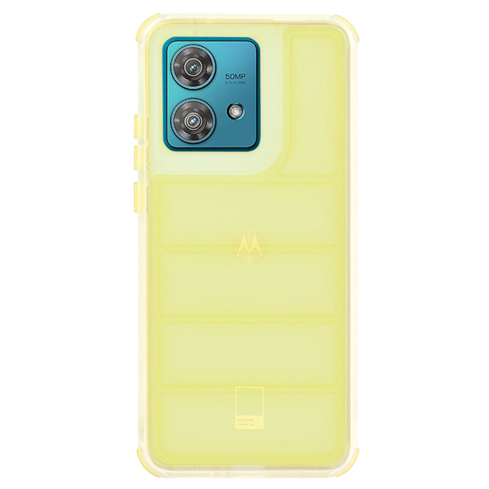 Ovitek za Motorola Edge 40 Neo, Techsuit, Wave Shield, rumen