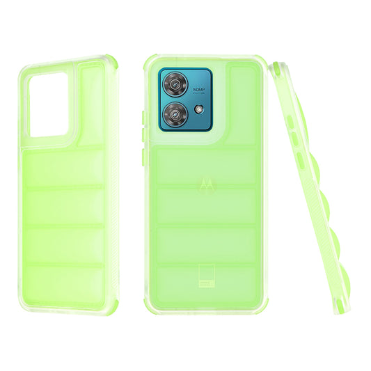 Ovitek za Motorola Edge 40 Neo, Techsuit, Wave Shield, Zelen