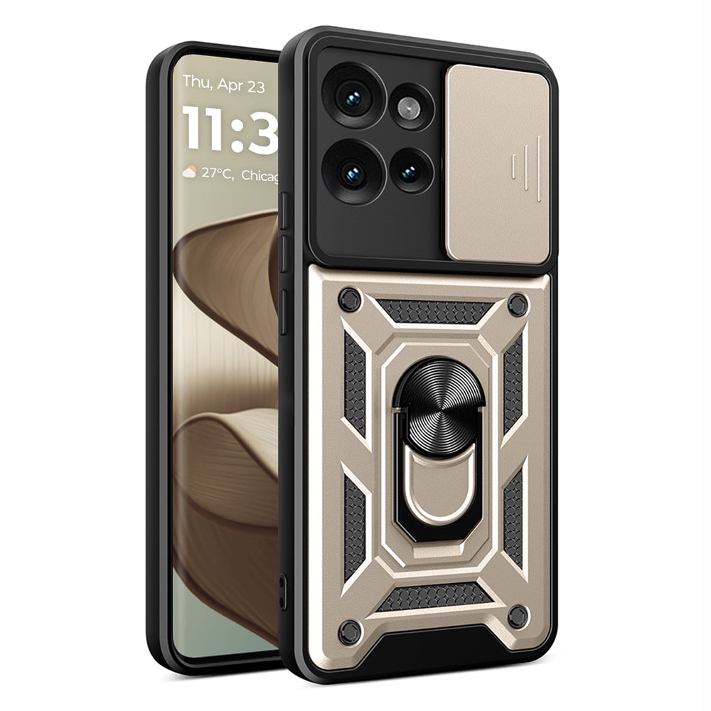 Ovitek za Motorola Edge 50 Fusion, Techsuit, CamShield, Zlata