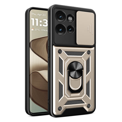 Ovitek za Motorola Edge 50 Fusion, Techsuit, CamShield, Zlata
