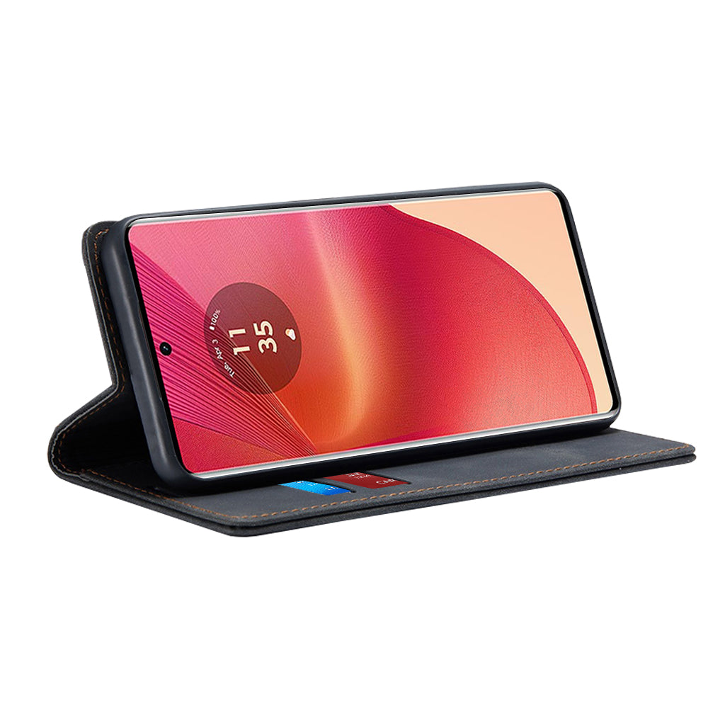 Ovitek za Motorola Edge 50 Fusion, Techsuit, Confy, Črn