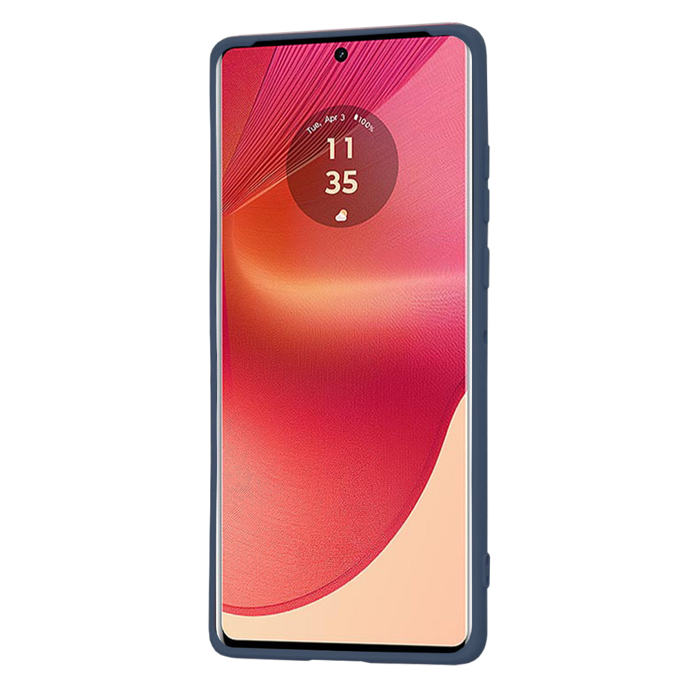 Ovitek za Motorola Edge 50 Fusion, Techsuit, SoftFlex, Mornarsko modra