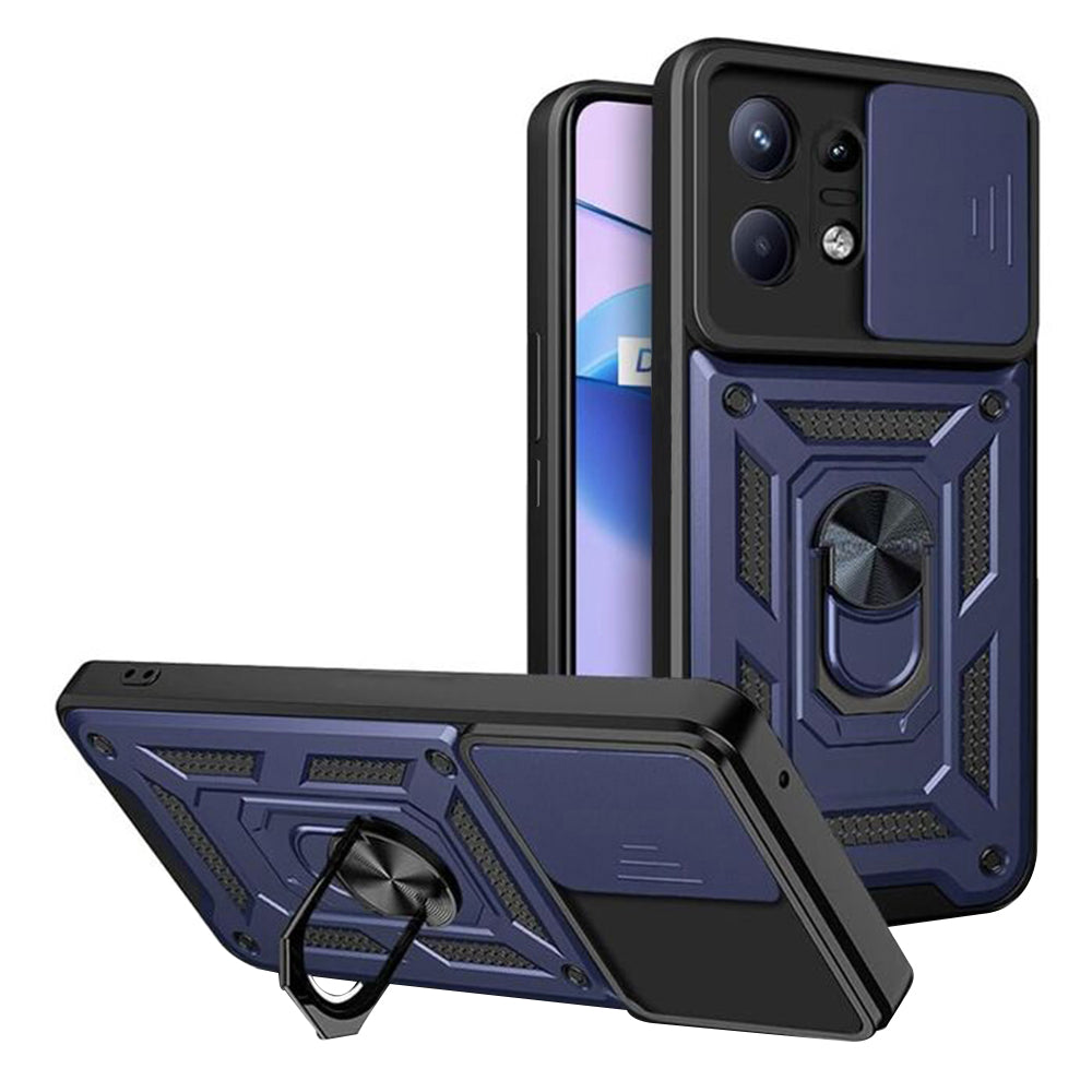 Ovitek za Motorola Edge 50 Pro, Techsuit, CamShield, modra