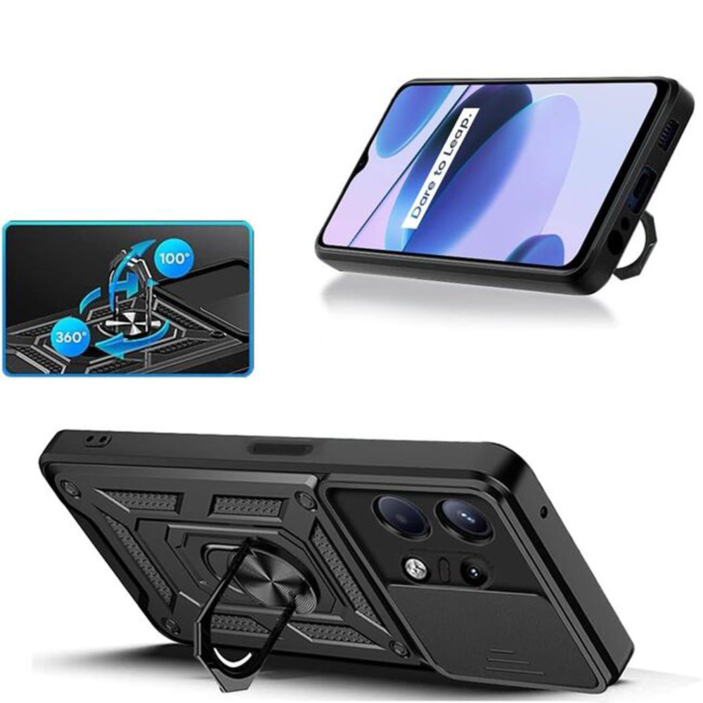 Ovitek za Motorola Edge 50 Pro, Techsuit, CamShield, modra