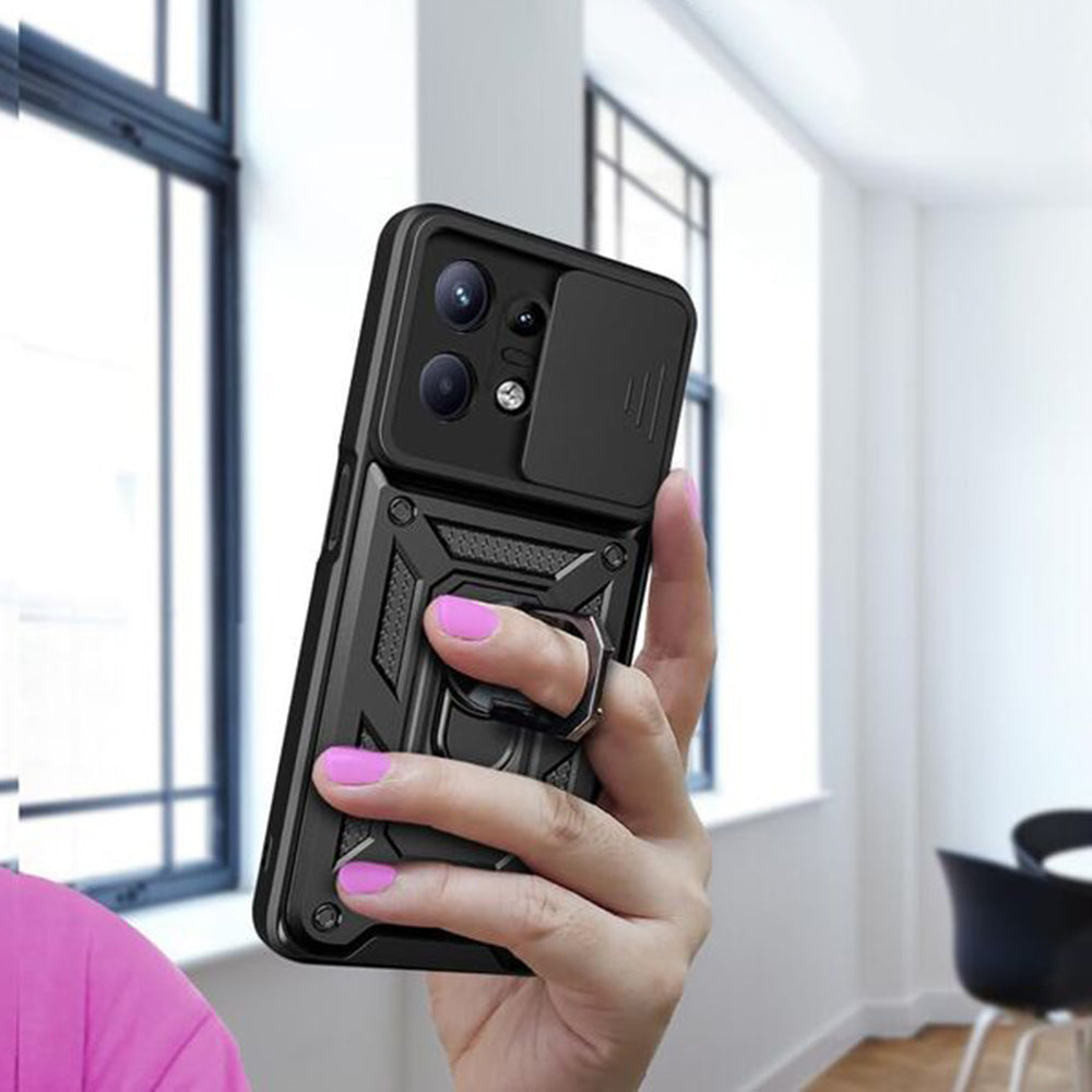 Ovitek za Motorola Edge 50 Pro, Techsuit, CamShield, modra