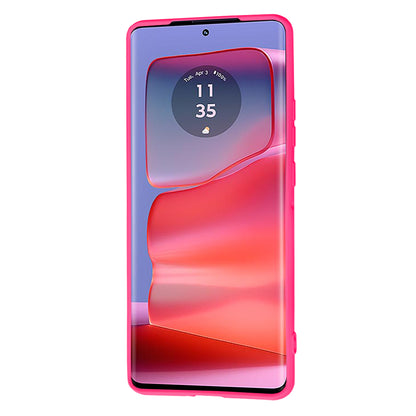 Ovitek za Motorola Edge 50 Pro, Techsuit, SoftFlex, Temno roza