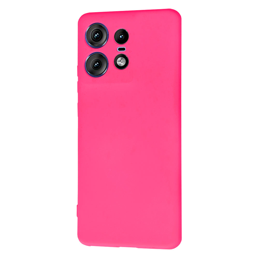 Ovitek za Motorola Edge 50 Pro, Techsuit, SoftFlex, Temno roza