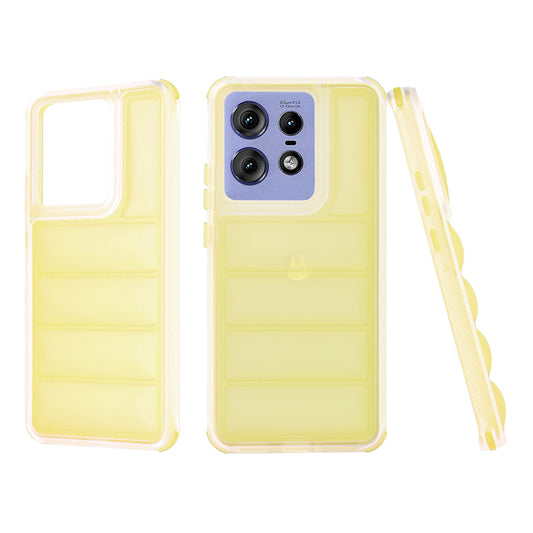 Ovitek za Motorola Edge 50 Pro, Techsuit, Wave Shield, rumen