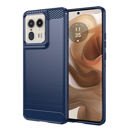 Ovitek za Motorola Edge 50 Ultra, Techsuit, Karbon, Modra