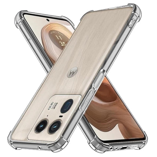 Ovitek za Motorola Edge 50 Ultra, Techsuit, Proti udarcem Prozoren