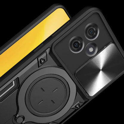 Ovitek za Motorola Edge 60 Fusion / Edge 60, Techsuit, CamGuard Pro, Črn