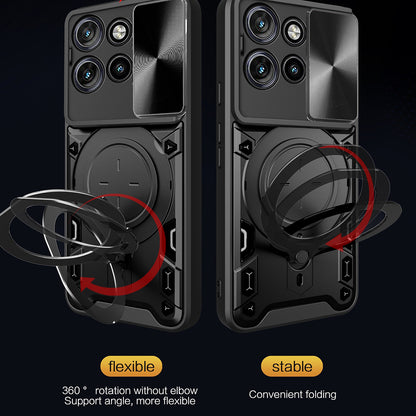 Ovitek za Motorola Edge 60 Neo / Edge 50 Neo, Techsuit, CamGuard Pro, Črn