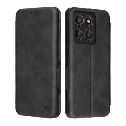Ovitek za Motorola Edge 60 Pro, Techsuit, Safe Wallet Plus, Črn