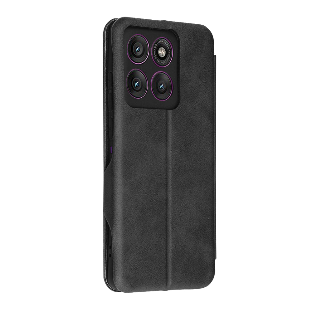 Ovitek za Motorola Edge 60 Pro, Techsuit, Safe Wallet Plus, Črn